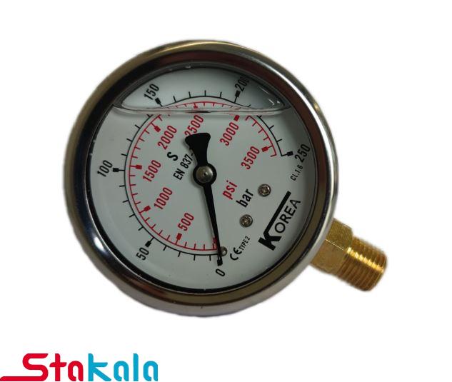 درجه فشار رزوه از زیر 250 بار korea