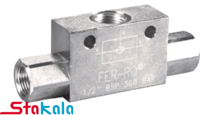 شیر هیدرولیک "یا" برند Ferro سری (LS (Load Shuttle Valve
