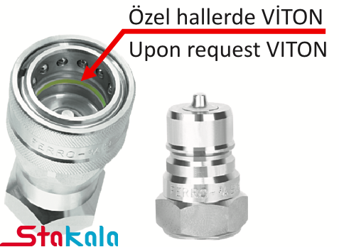 کوپلینگ هیدرولیک فولادی وایتون Ferro