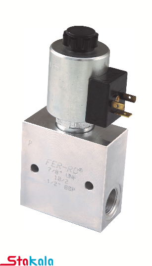 FERRO شیر پاپت ۲-۲ هیدرولیک