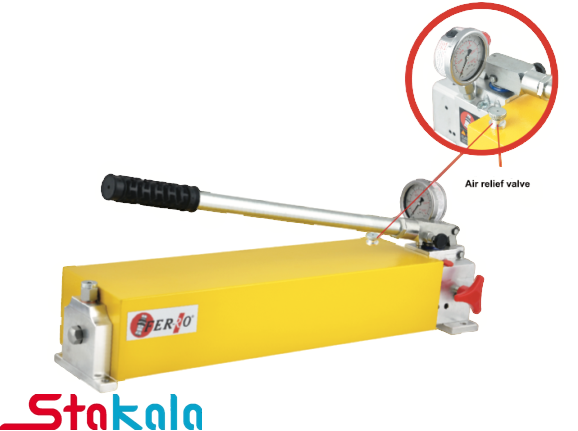 FERRO پمپ هیدرولیک دستی فشار بالای ۶.۸ لیتری