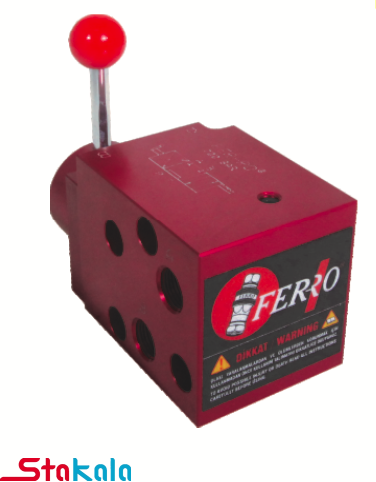 شیر ۳-۴ کنترل جهت سایز 3:4 پمپ دستی فشار بالا FERRO