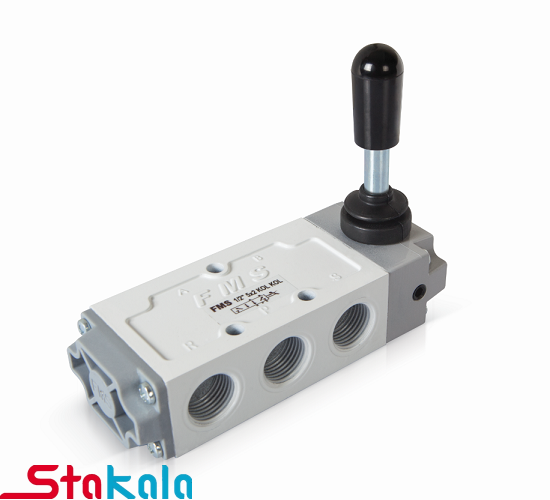شیر پنوماتیک دستی پیکانی fms