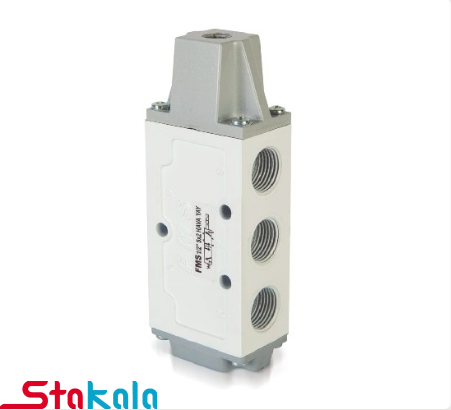 شیر سیگنال باد پنوماتیک 5/2 یکطرفه سایز 1/2 اینچ برند FMS