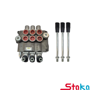 شیر هیدرولیک دستی ، سه دسته برگشت فنر 1" (160L) برند GMS