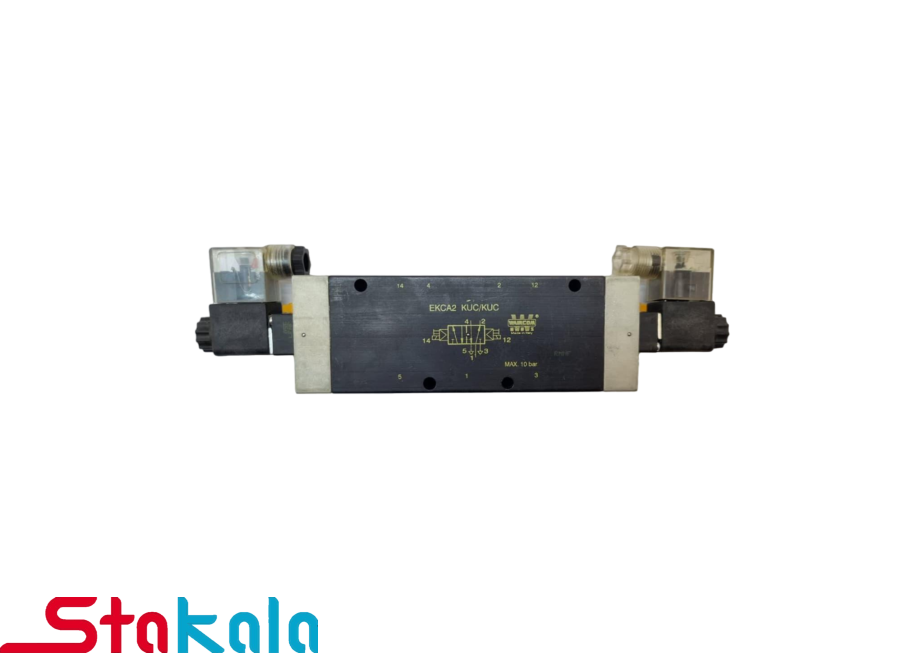 شیر 5/2 دو بوبین 1/2 اینچ برند WAIRCOM (EKCA2-KUC)- ولت 220 