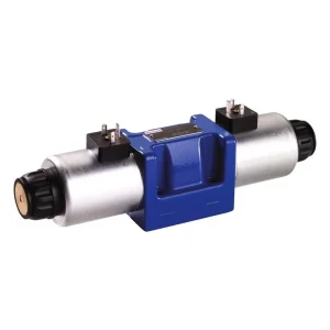 شیر هیدرولیک برقی کنترل جریان دو بوبین ۲۴ ولت (سایز ۳/۸) NG10 Cetop5 سری WE برند Rexroth